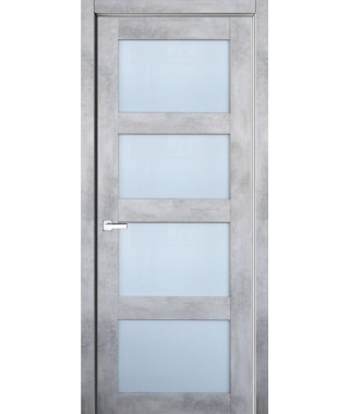 Дверь с ПВХ покрытием 9К (Бетон Светлый, матовое)