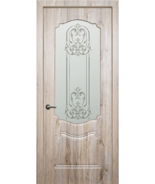 Дверь с ПВХ покрытием Богема ДО (Бомонт Какао)
