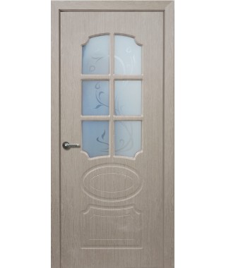 Дверь с ПВХ покрытием Эксклюзив ДО (Дуб Красный)